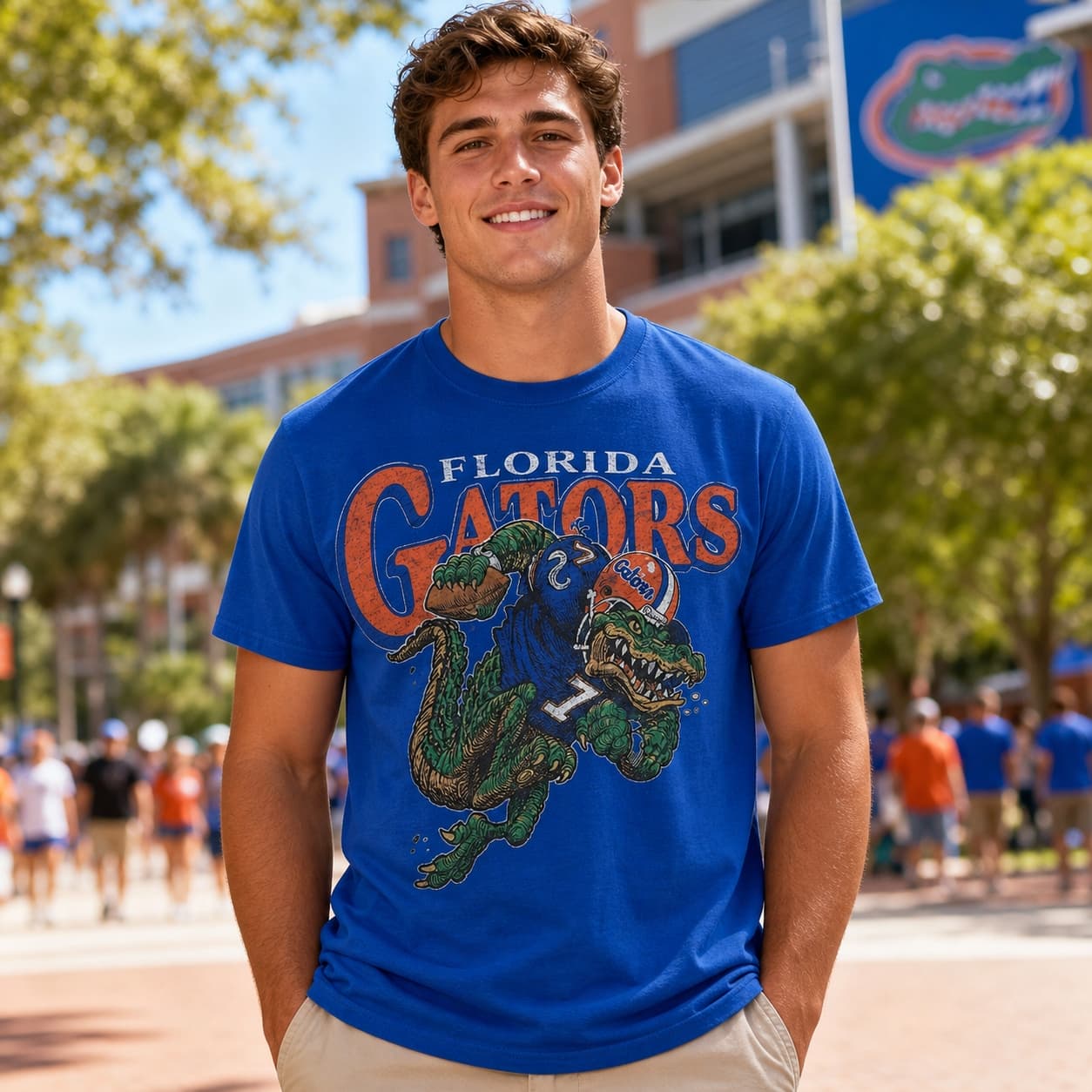 Florida Gators Retro Football 1998 Artwork Shirt