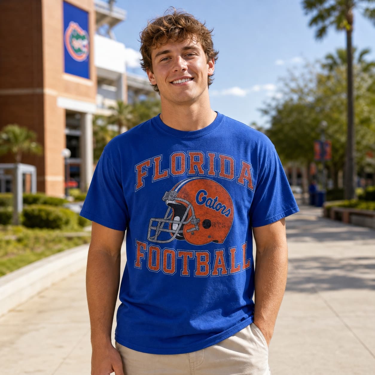Florida Gators Retro Helmet Football 1989 Artwork Shirt