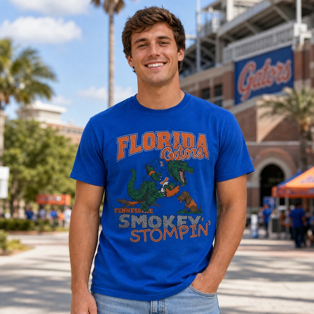 Florida Gators vs. Tennessee Volunteers Retro Rivals Football Shirt