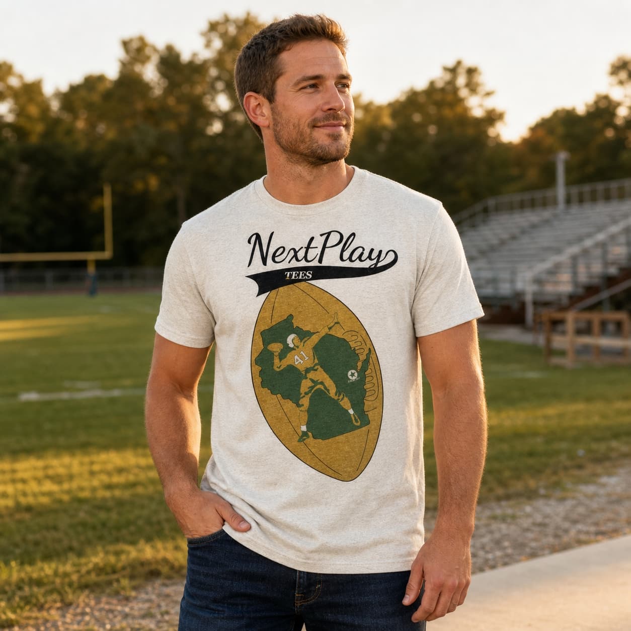 Green Bay Packers Retro Football 1956 Artwork Shirt
