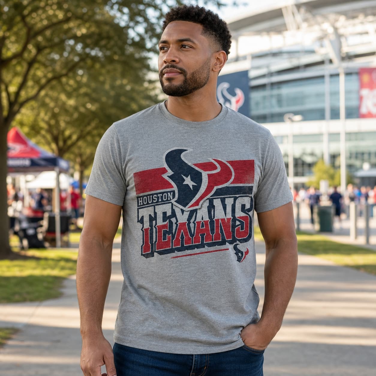 Houston Texans Exclusive Retro Throwback Football Artwork Shirt