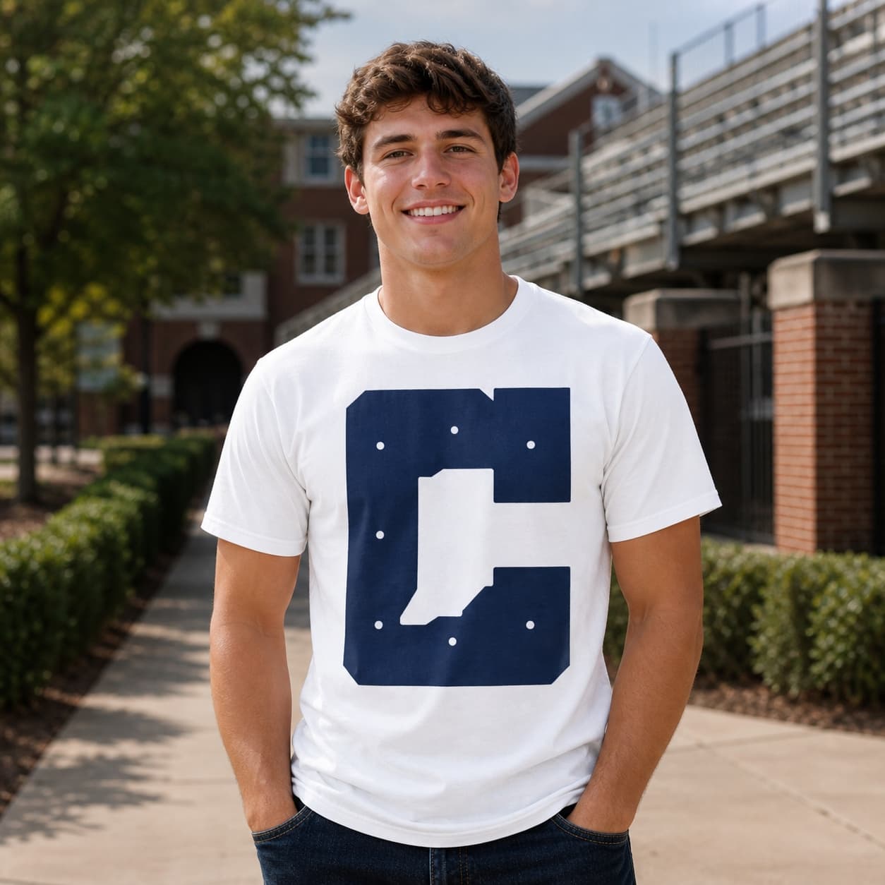 Indianapolis Colts Retro Football 1989 Artwork Shirt