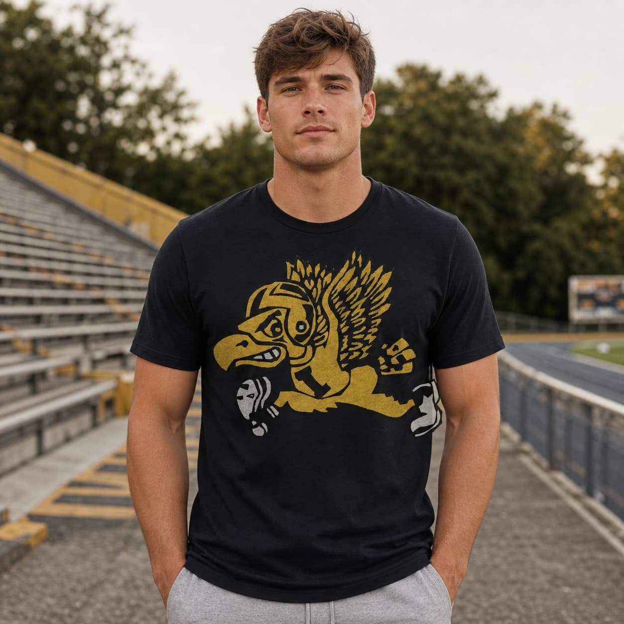 Iowa Hawkeyes Retro Football 1948 Artwork Shirt