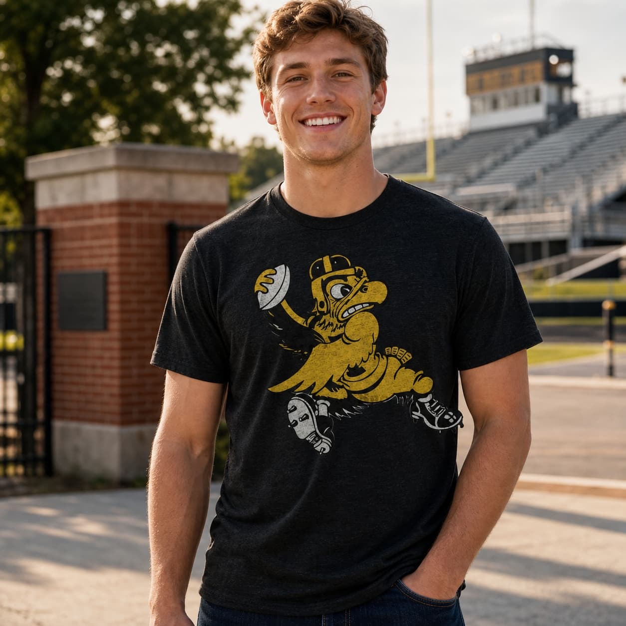 Iowa Hawkeyes Retro Football 1949 Artwork Shirt
