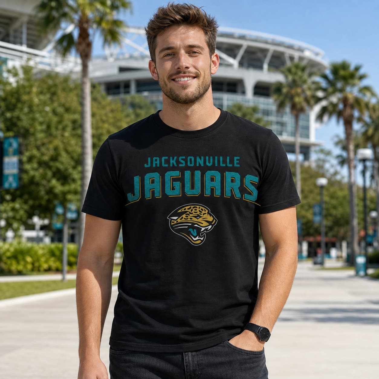 Jacksonville Jaguars Retro Football 1998 Artwork Shirt