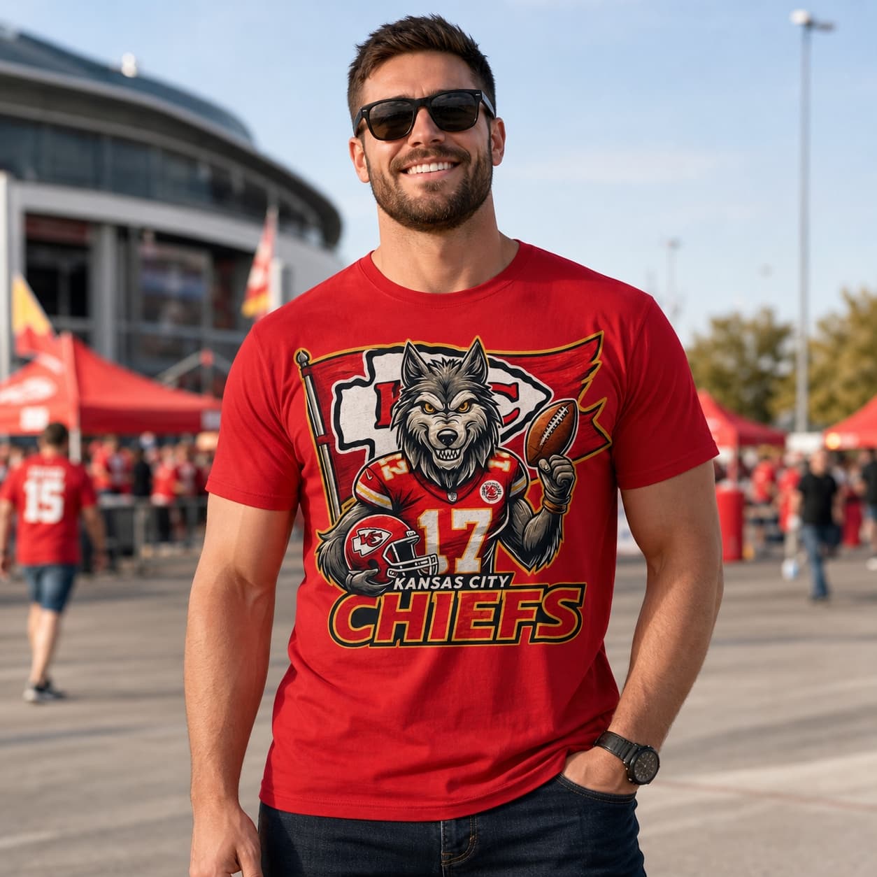Kansas City Chiefs Exclusive Retro Football Flag Artwork Shirt