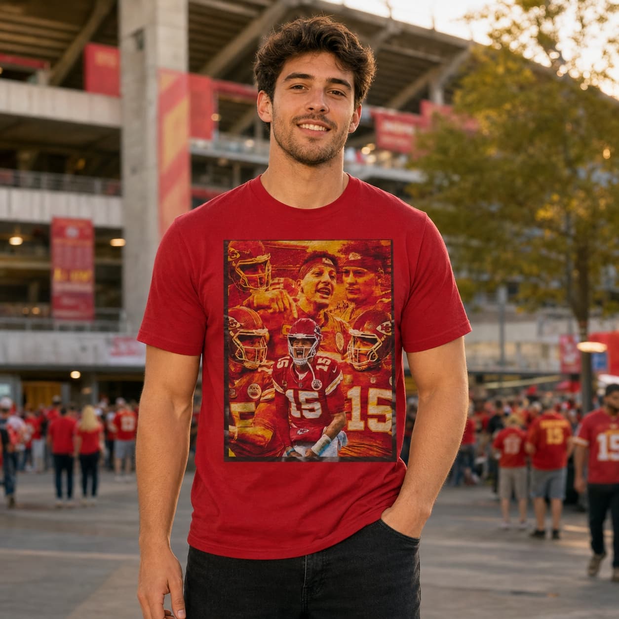 Kansas City Patrick Mahomes Exclusive Retro Football Artwork Shirt