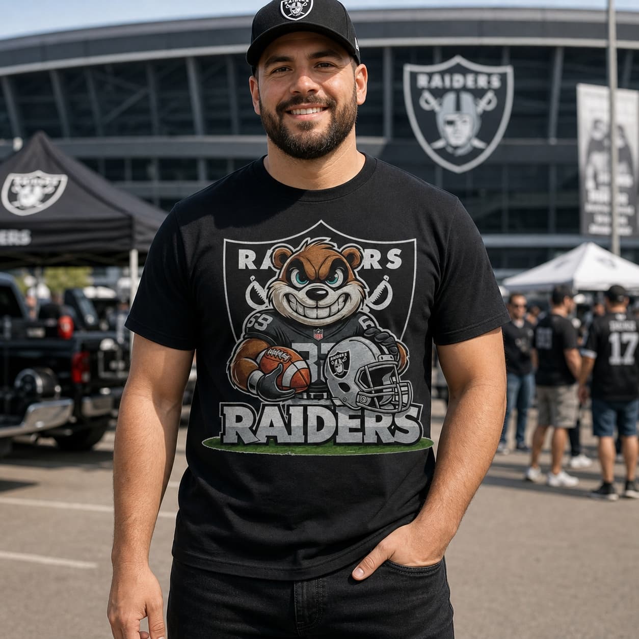 Las Vegas Raiders Exclusive Retro Football Helmet Artwork Shirt