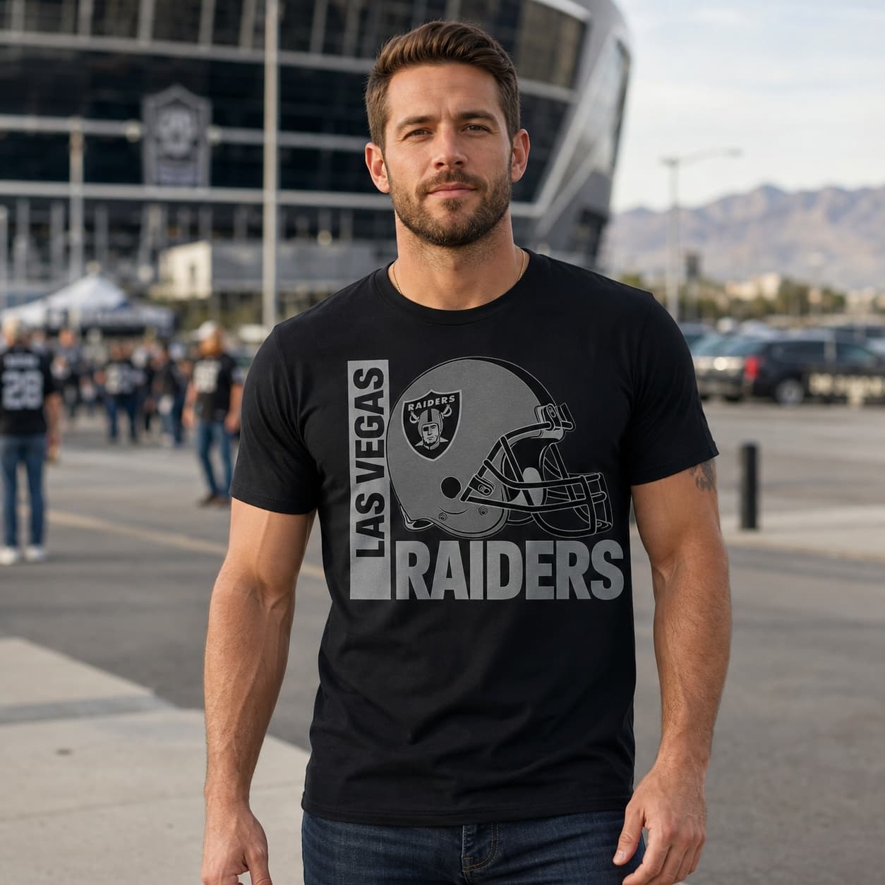 Las Vegas Raiders Retro Rivals Football Helmet Artwork Shirt