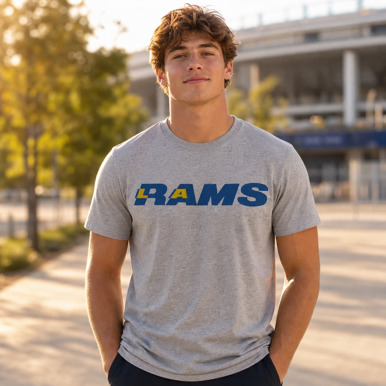 Los Angeles Rams Retro NFL Football 1984 Artwork Shirt