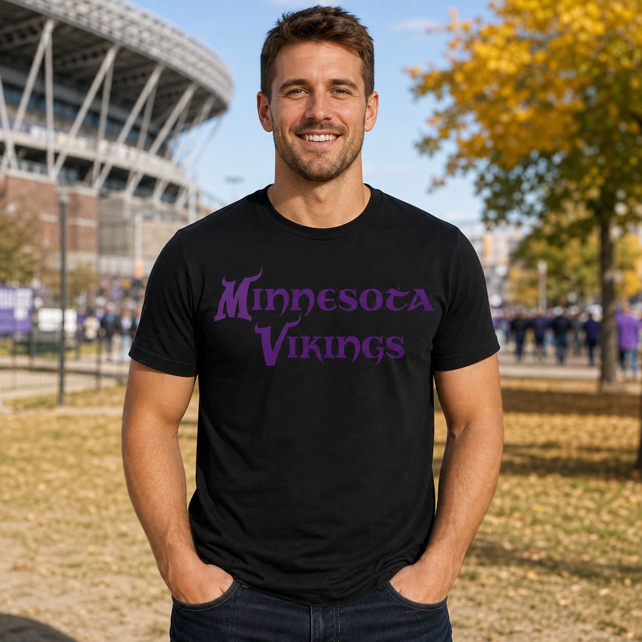 Minnesota Vikings Retro Football 1961 Artwork Shirt