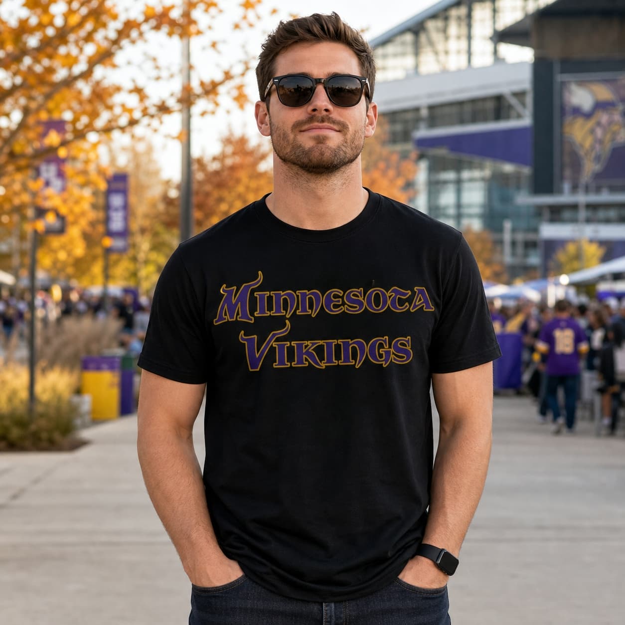 Minnesota Vikings Retro Football 1964 Artwork Shirt