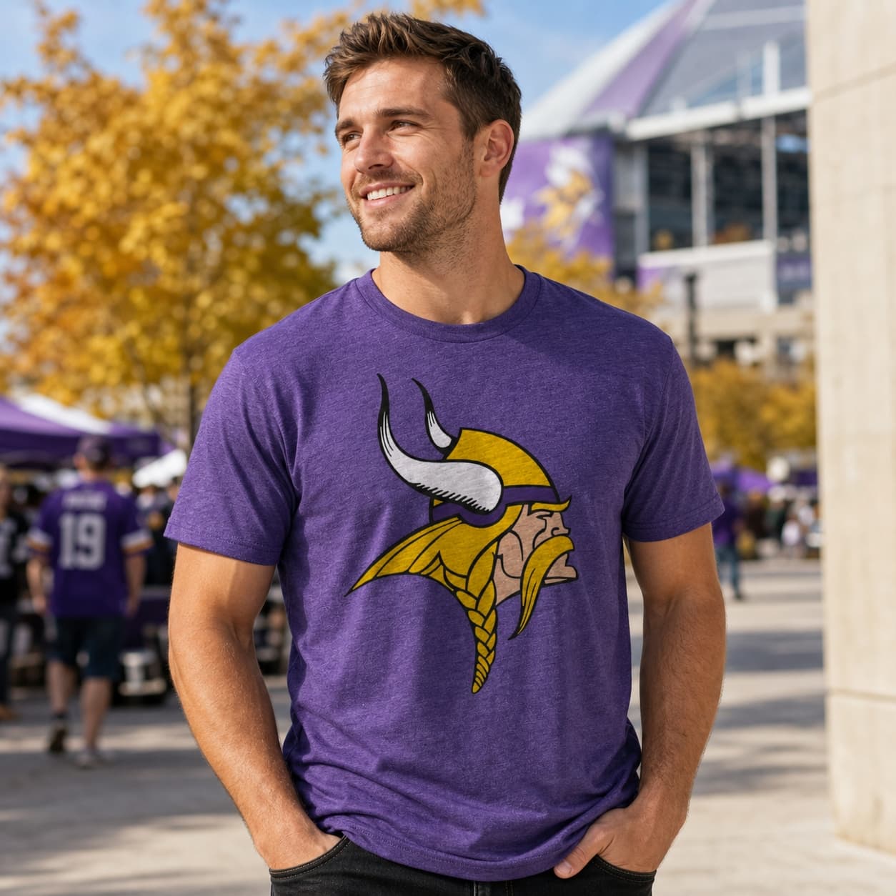 Minnesota Vikings Retro Football 1967 Artwork Shirt