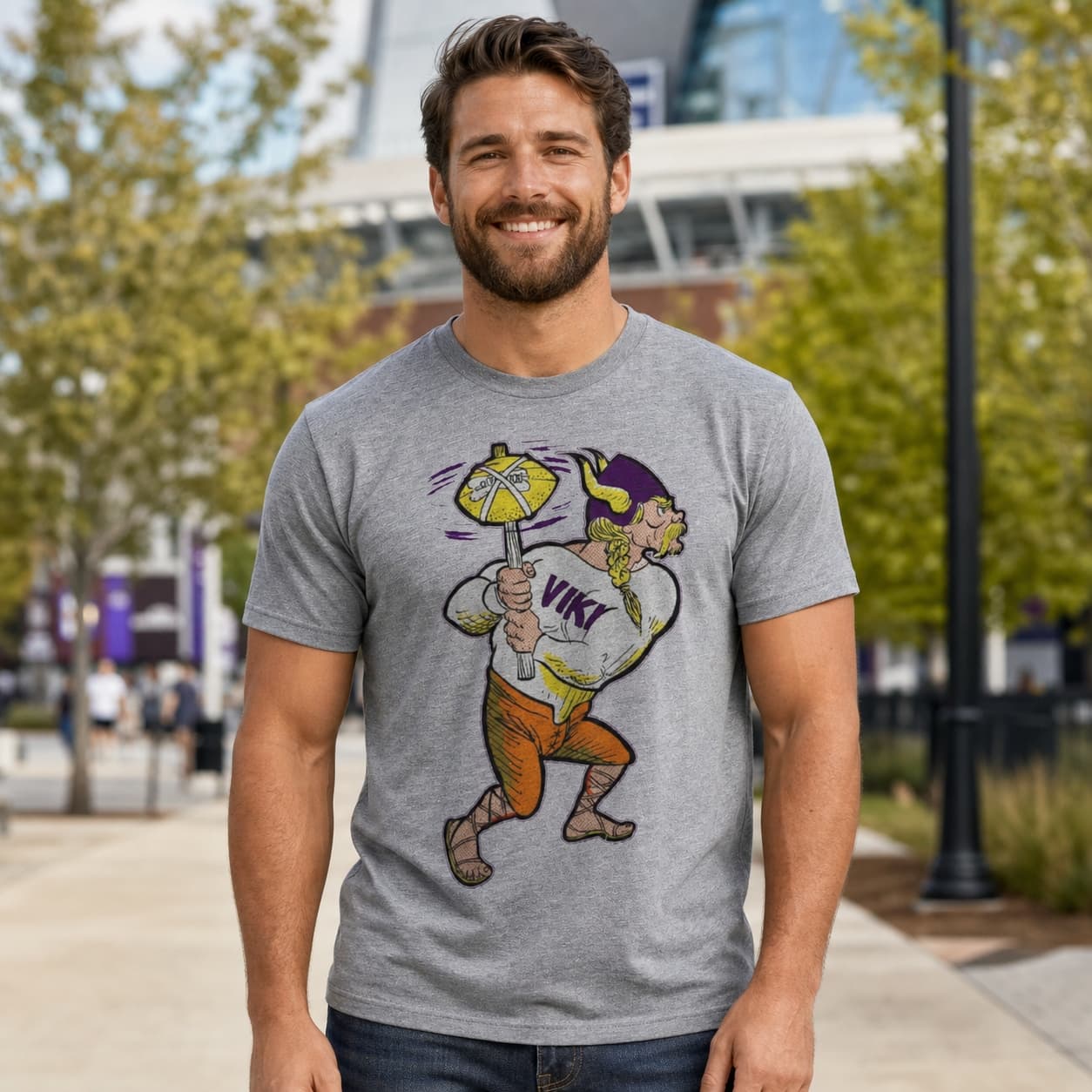 Minnesota Vikings Retro Football 1969 Artwork Shirt