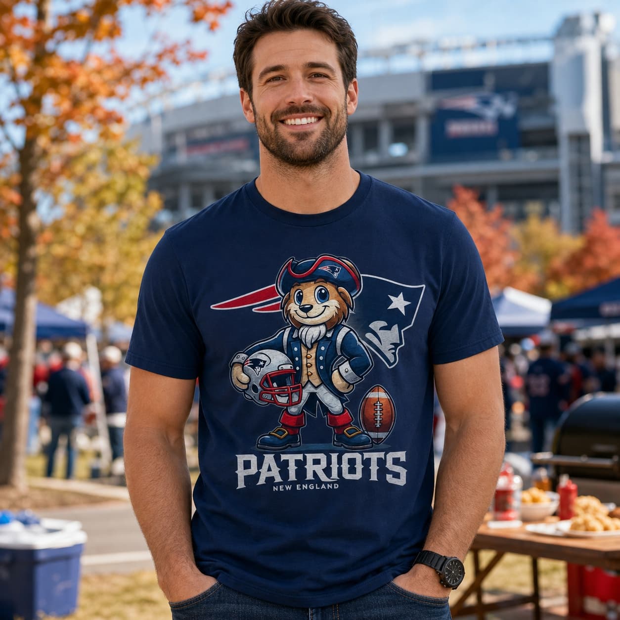 New England Patriots Exclusive Retro Football Helmet Artwork Shirt