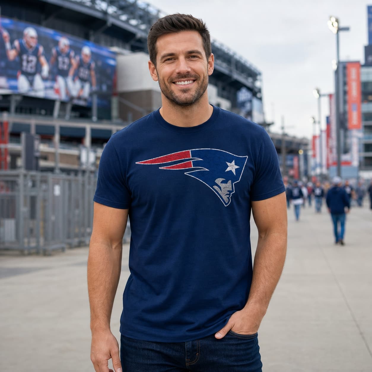 New England Patriots Retro Football 1993 Artwork Shirt