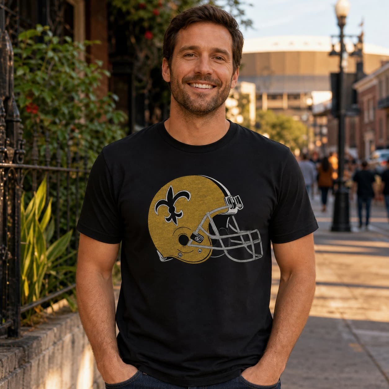 New Orleans Saints Retro Football 1967 Artwork Shirt