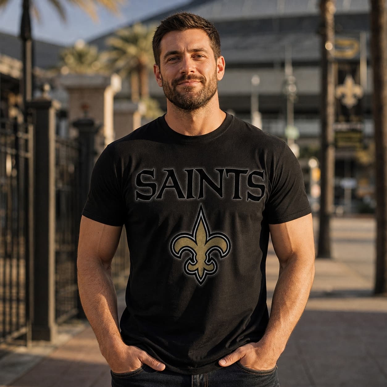 New Orleans Saints Retro Football 1988 Artwork Shirt