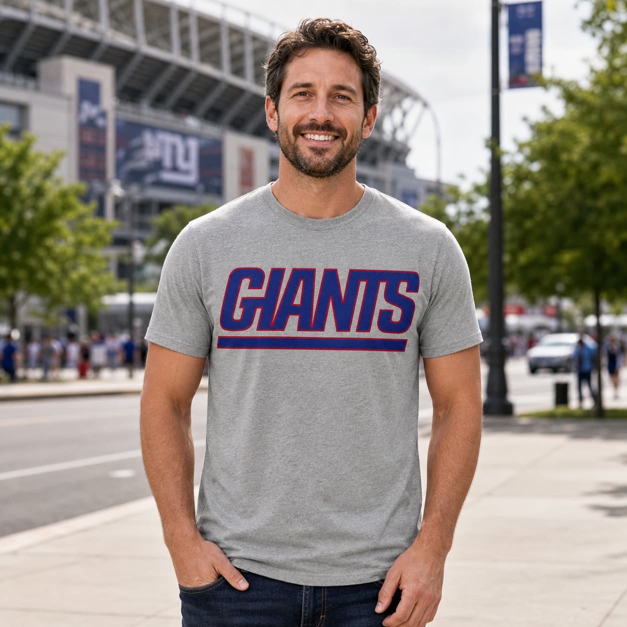 New York Giants Retro Football 1976 Artwork Shirt