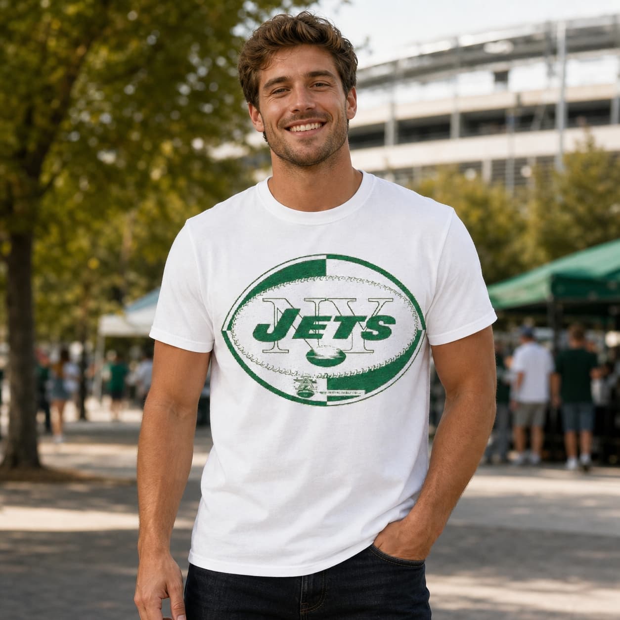 New York Jets Retro Football 1968 Artwork Shirt