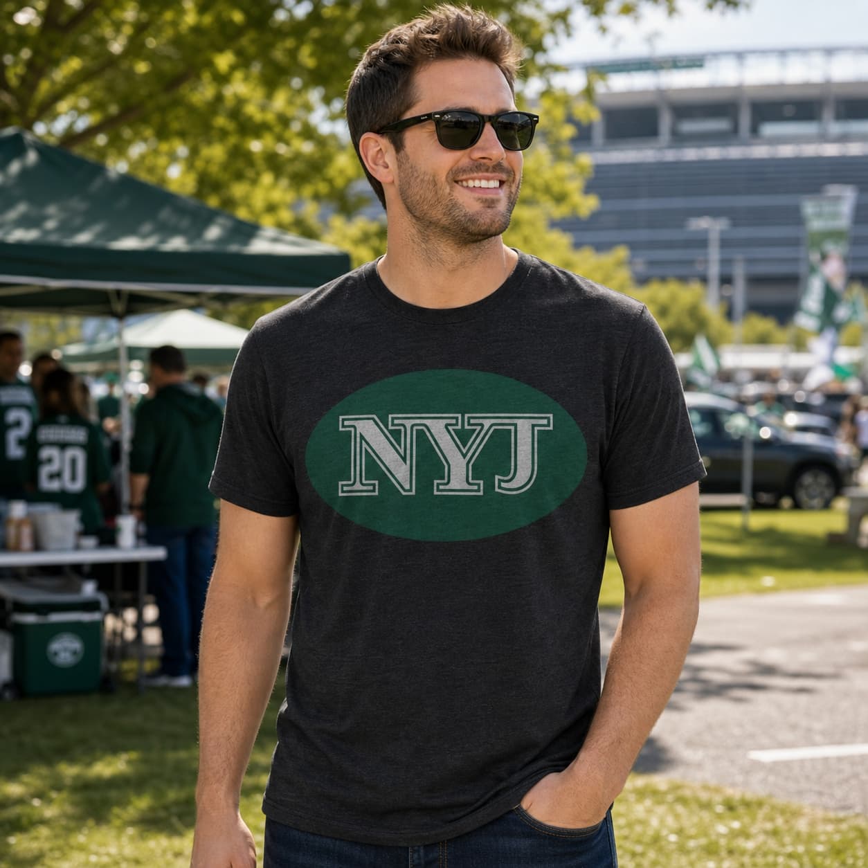 New York Jets Retro Football 1993 Artwork Shirt