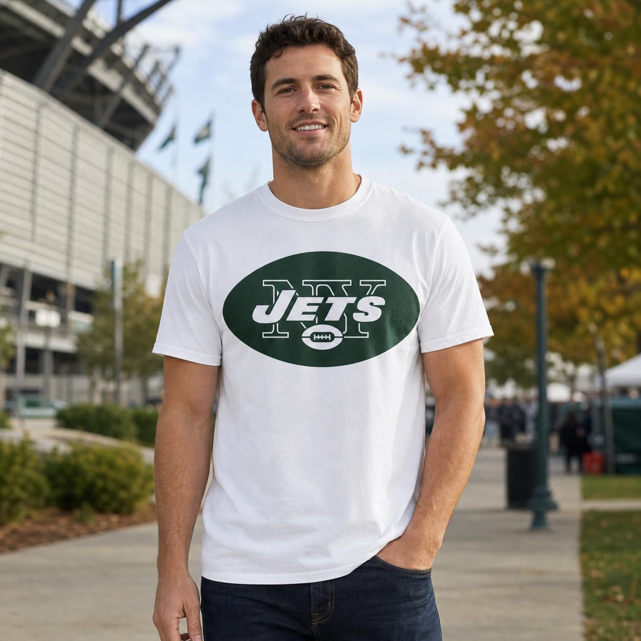New York Jets Retro Football 1995 Artwork Shirt