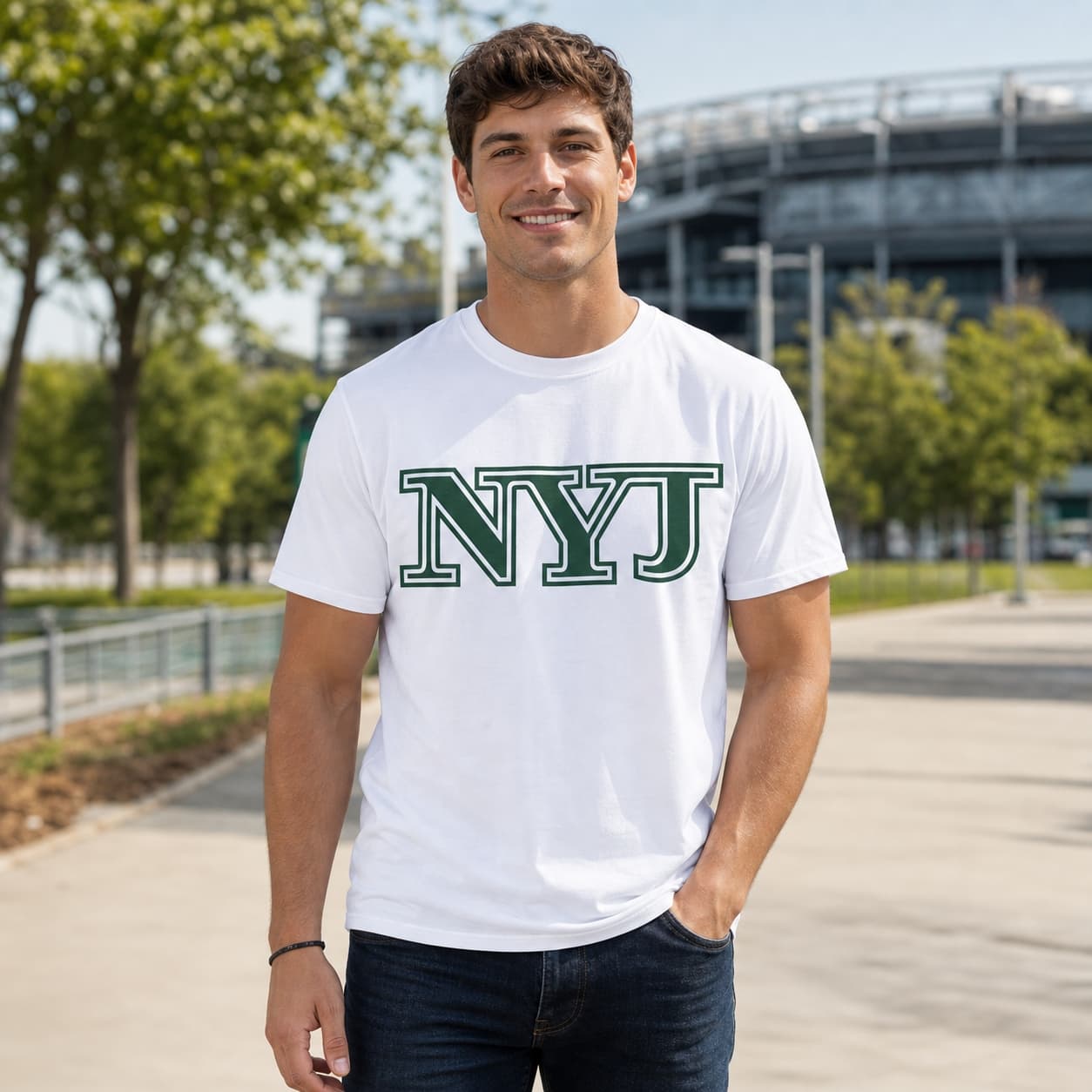 New York Jets Retro Football 1996 Artwork Shirt