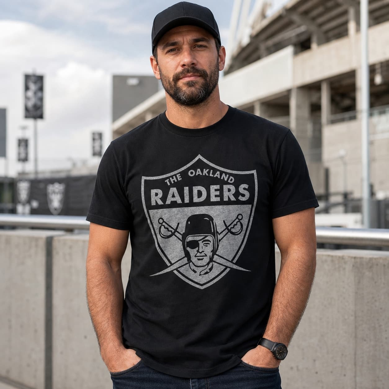 Oakland Raiders Retro Football 1963 Artwork Shirt