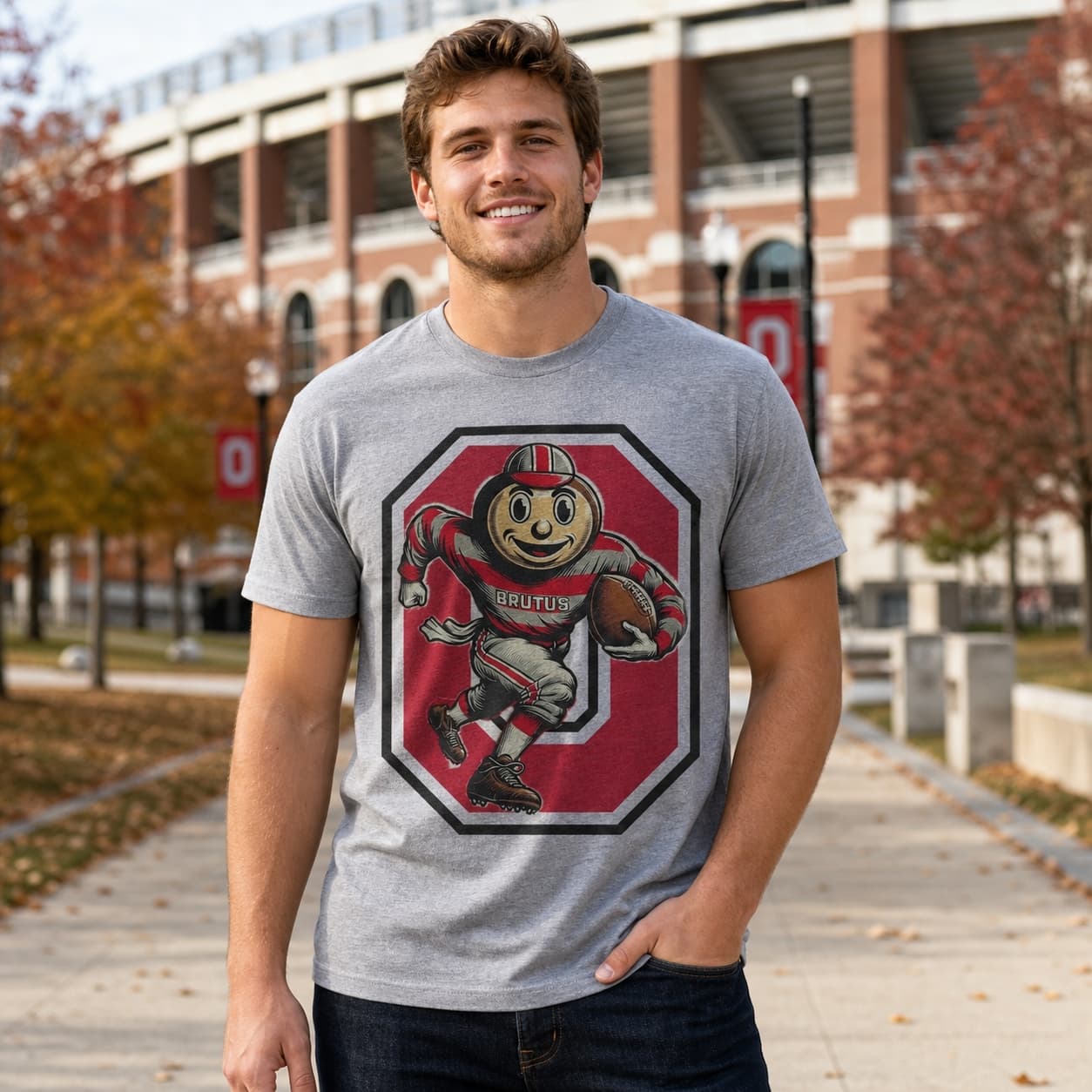 Ohio State Buckeyes Exclusive Retro Football 1979 Artwork Shirt