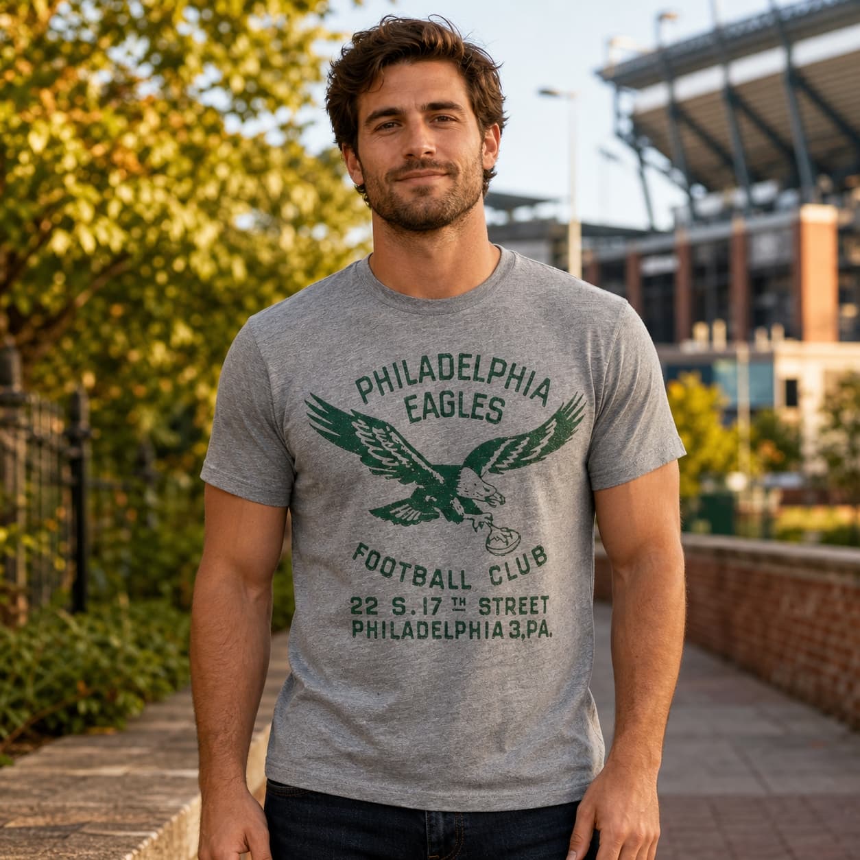 Philadelphia Eagles Vintage Football 1967 Artwork Shirt