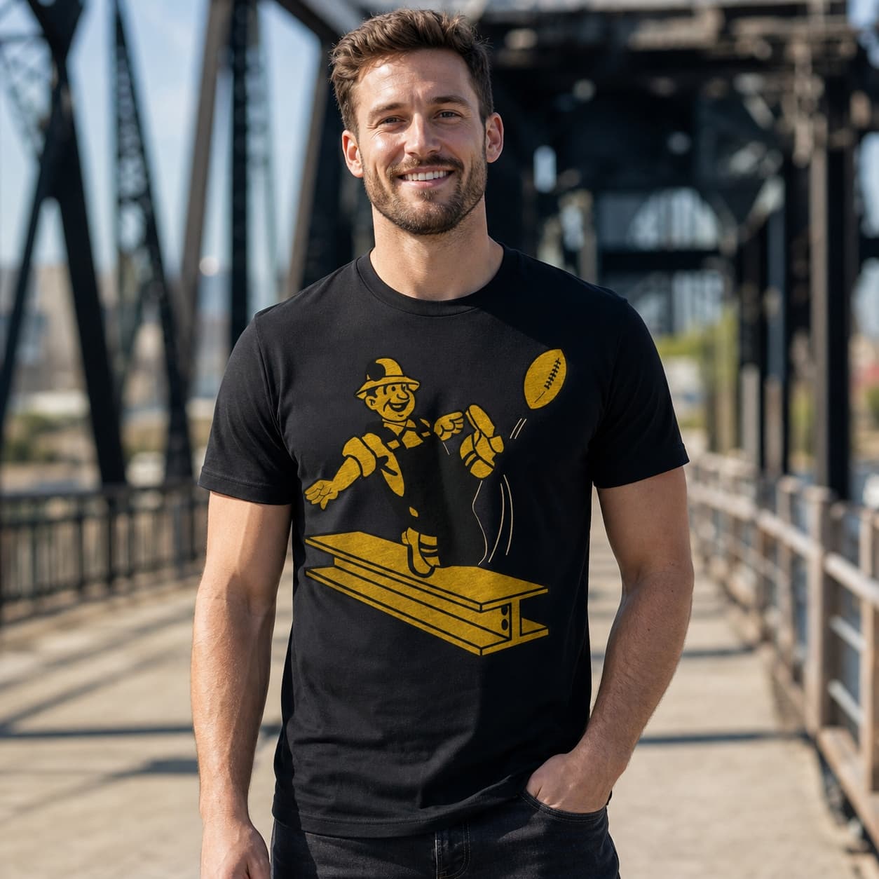 Pittsburgh Steelers Retro Football 1962 Artwork Shirt