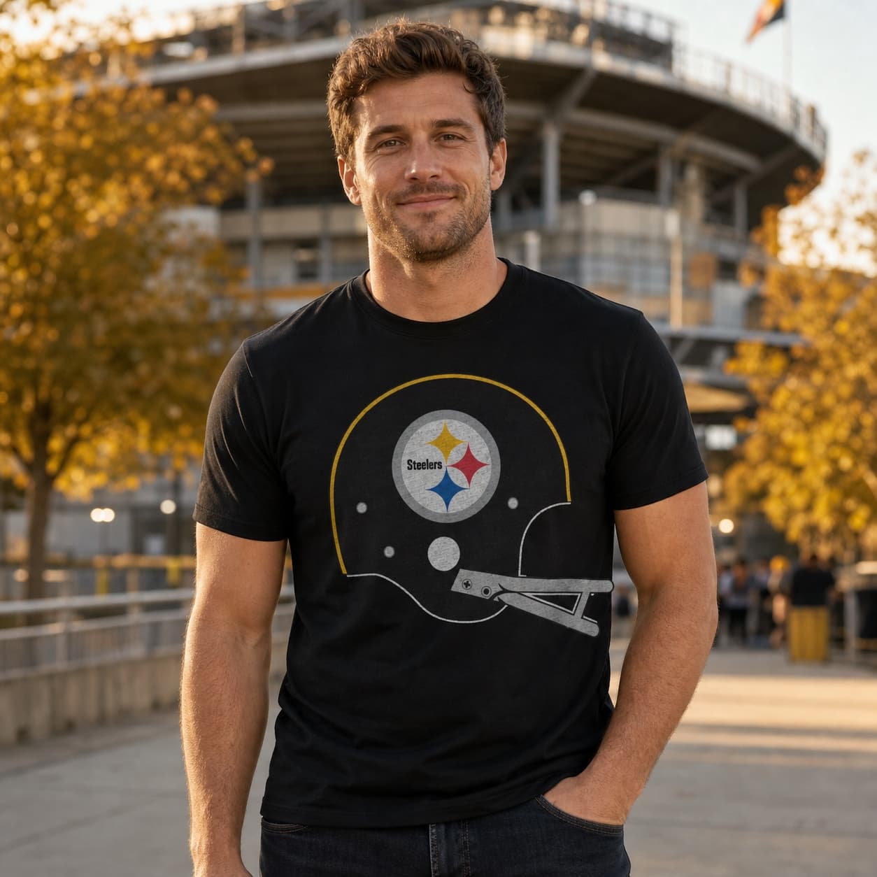 Pittsburgh Steelers Retro Football 1963 Artwork Shirt