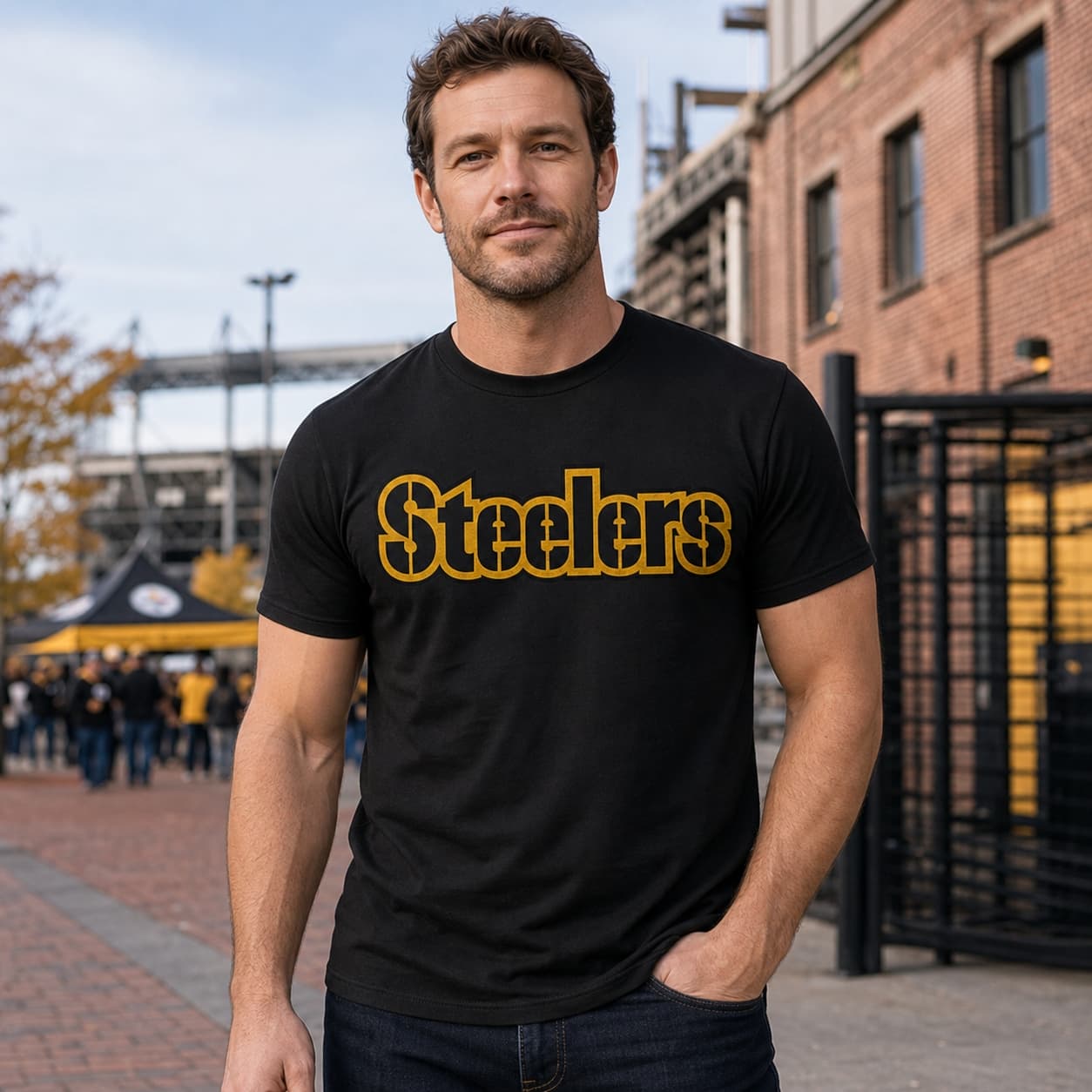 Pittsburgh Steelers Retro Football 1996 Artwork Shirt