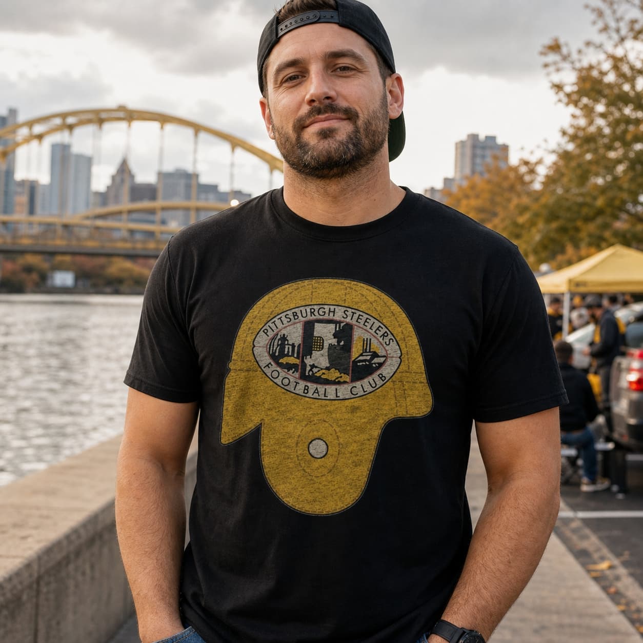 Pittsburgh Steelers Retro Football Helmet 1940 Artwork Shirt