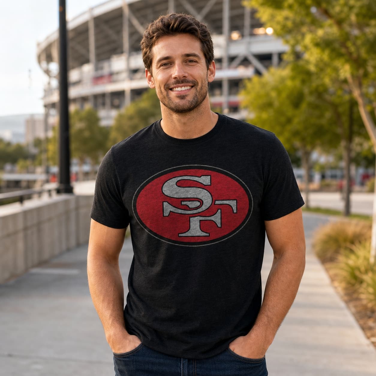 San Francisco 49ers Retro Football 1968 Artwork Shirt