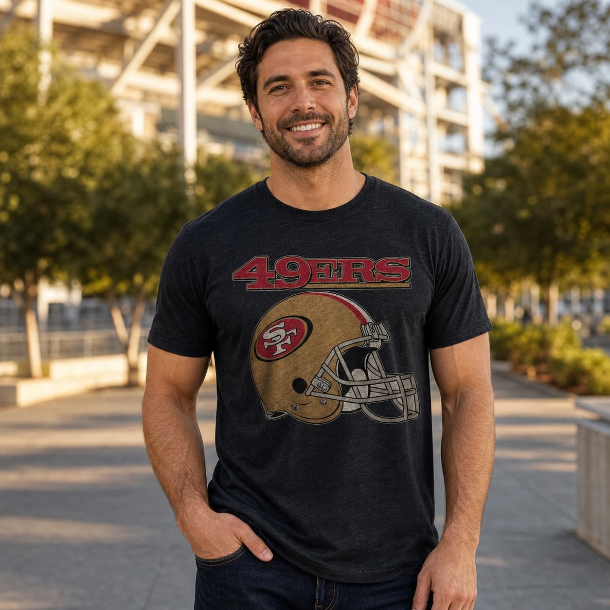 San Francisco 49ers Retro Football 1989 Artwork Shirt