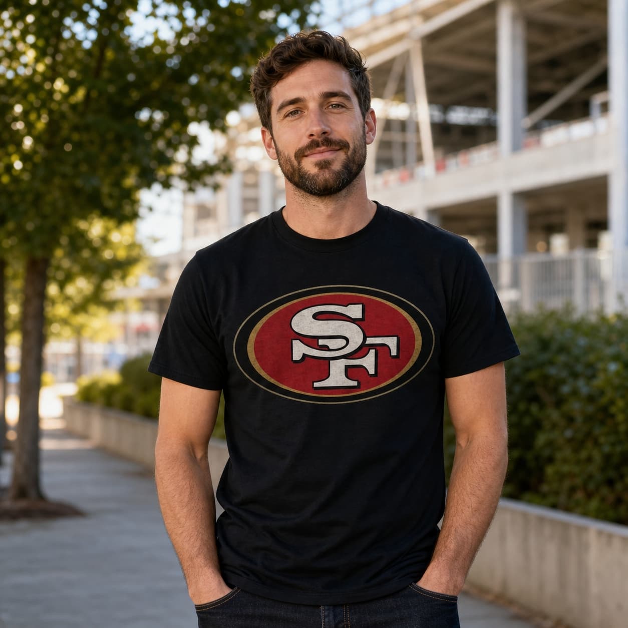 San Francisco 49ers Retro Football 1996 Artwork Shirt