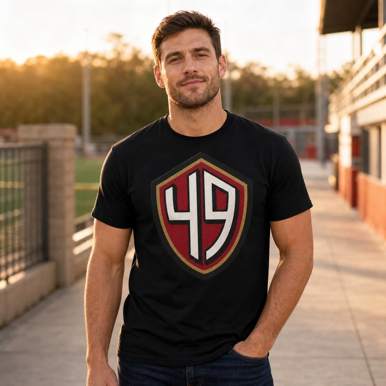 San Francisco 49ers Retro Football 1998 Artwork Shirt