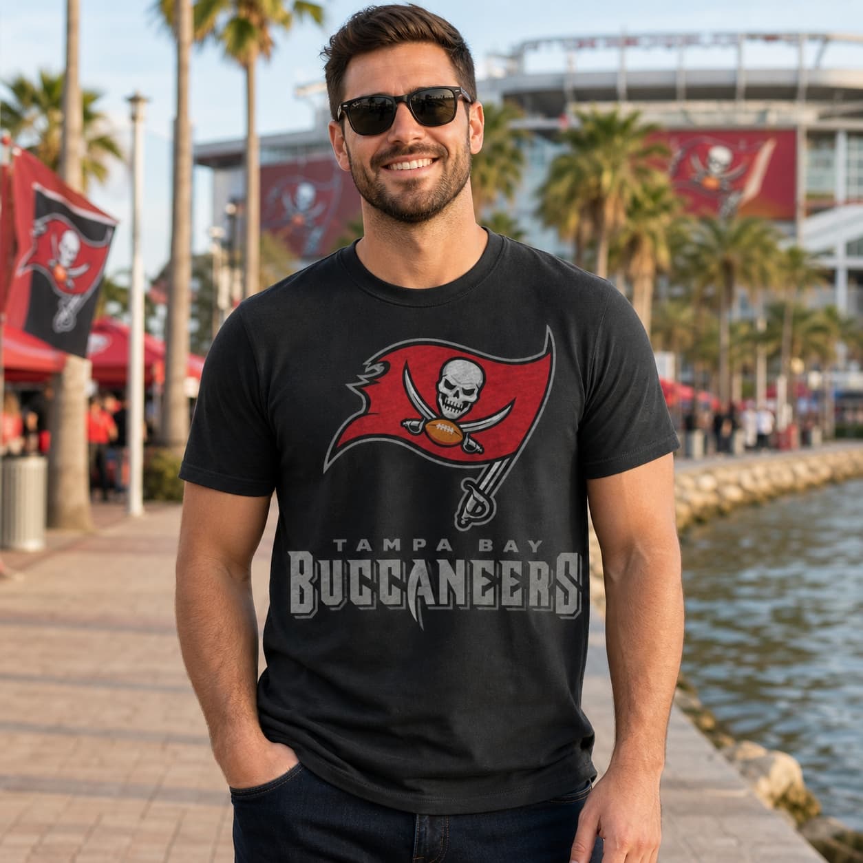 Tampa Bay Buccaneers Retro Football 1994 Artwork Shirt
