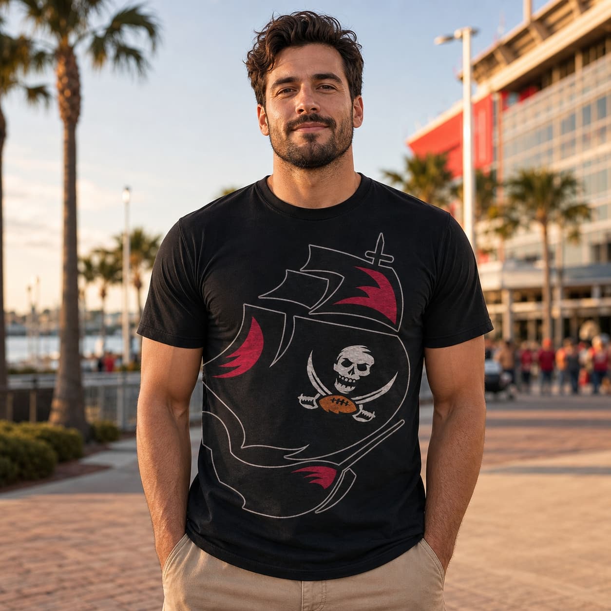 Tampa Bay Buccaneers Retro Football 1998 Artwork Shirt