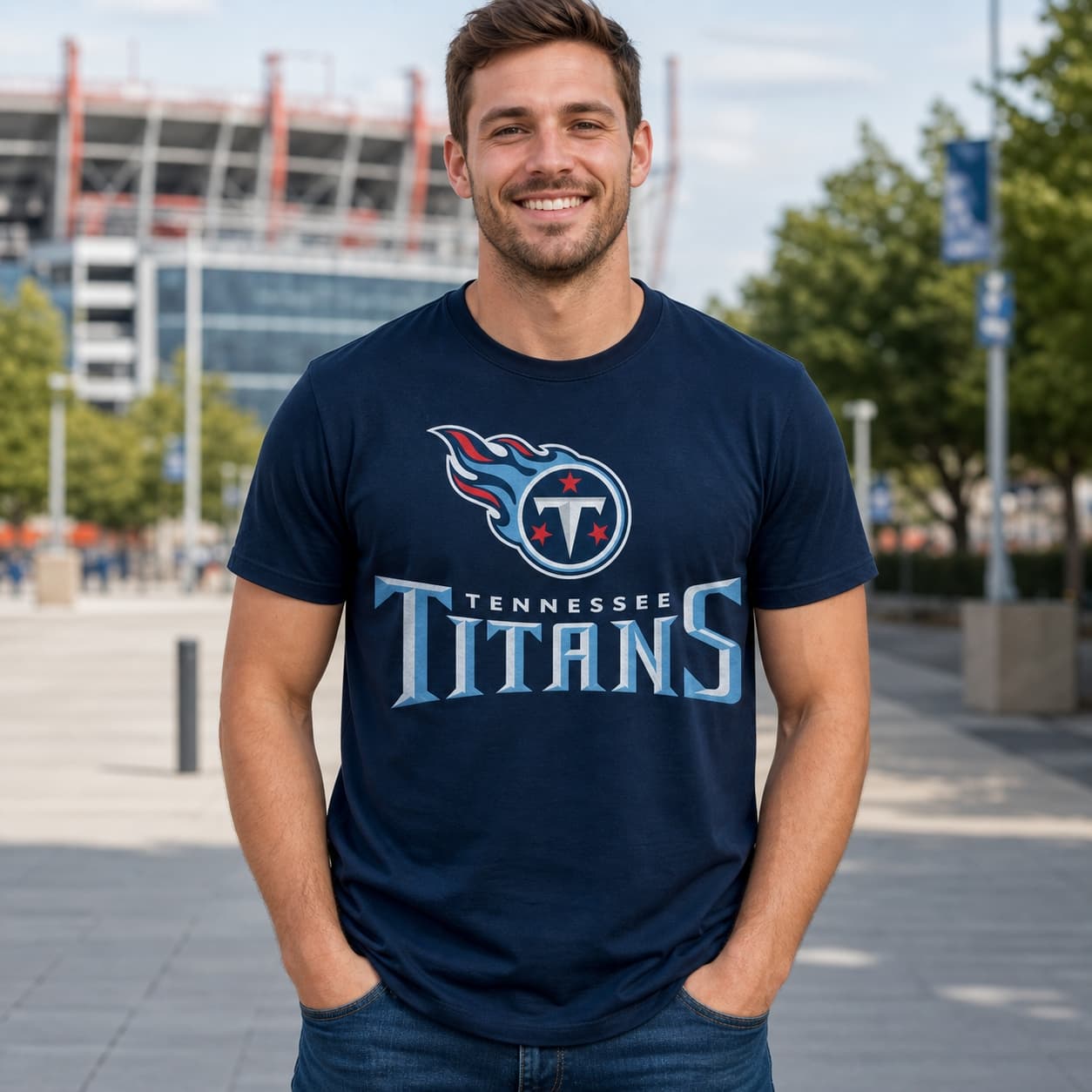 Tennessee Titans Retro Football 1999 Artwork Shirt