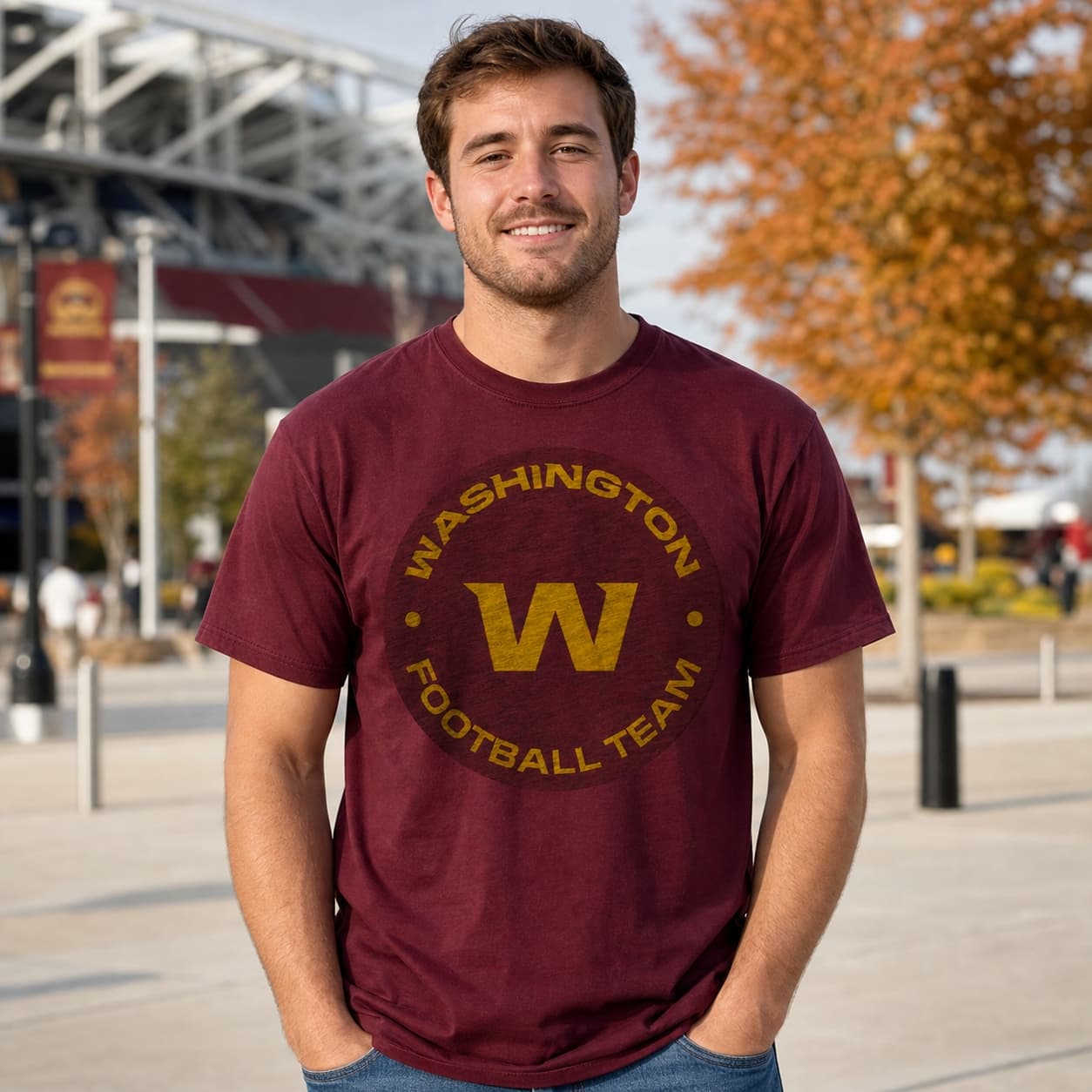 Washington Football Team Retro Artwork Shirt