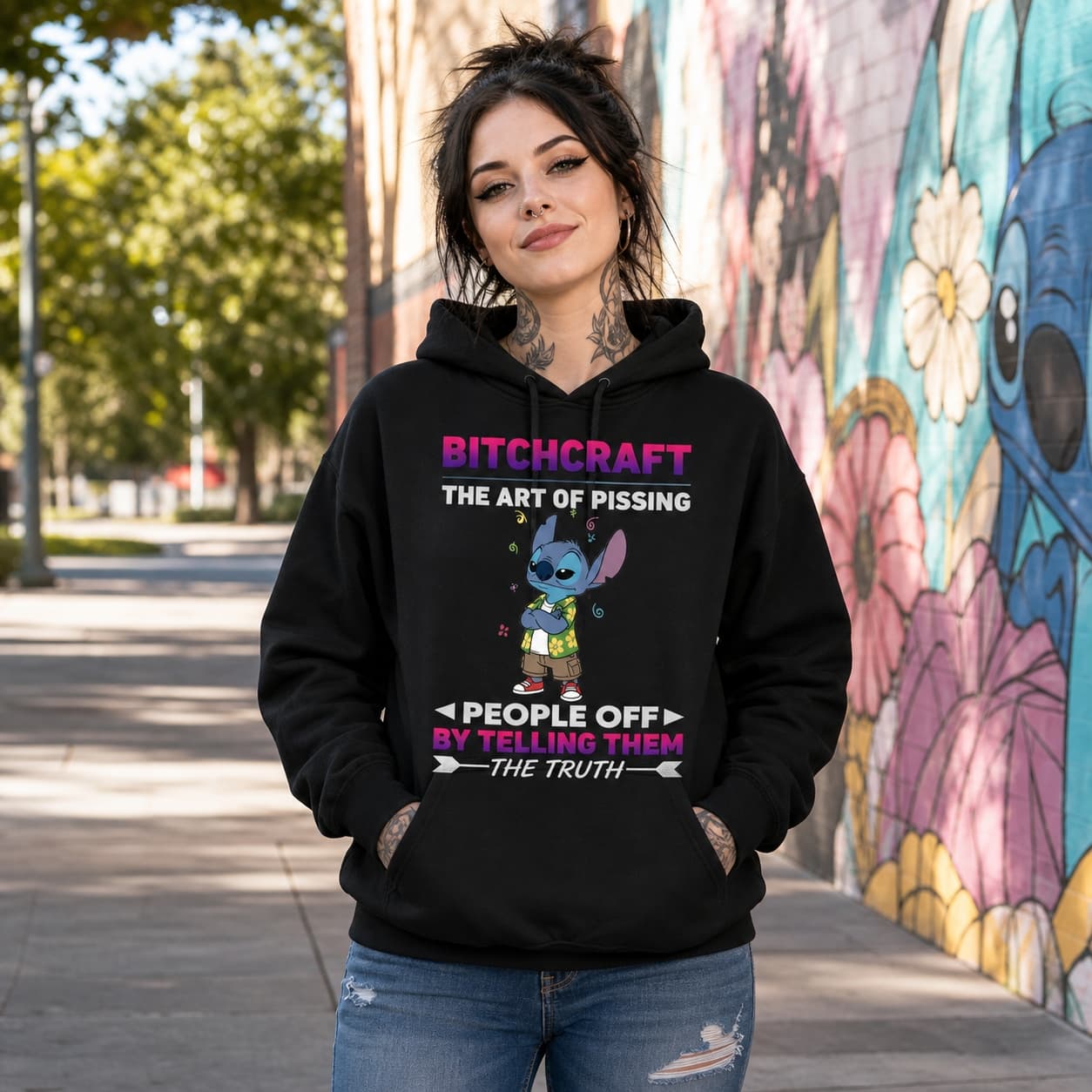 Bitchcraft The Art Of Pissing People Off By Telling Them The Truth Stitch Shirt