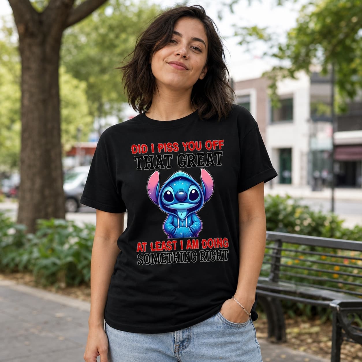 Did I Piss You Off That Great At Least I Am Doing Something Right Stitch Shirt