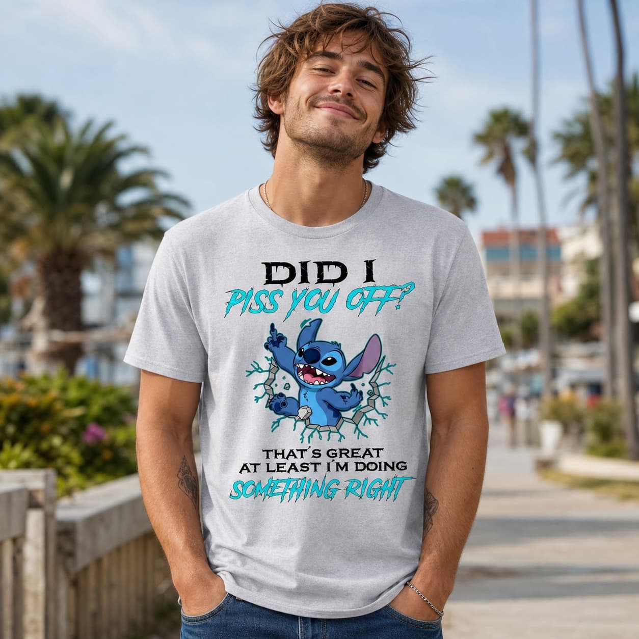 Did I Piss You Off That’s Great At Least I Am Doing Something Right Stitch Shirt