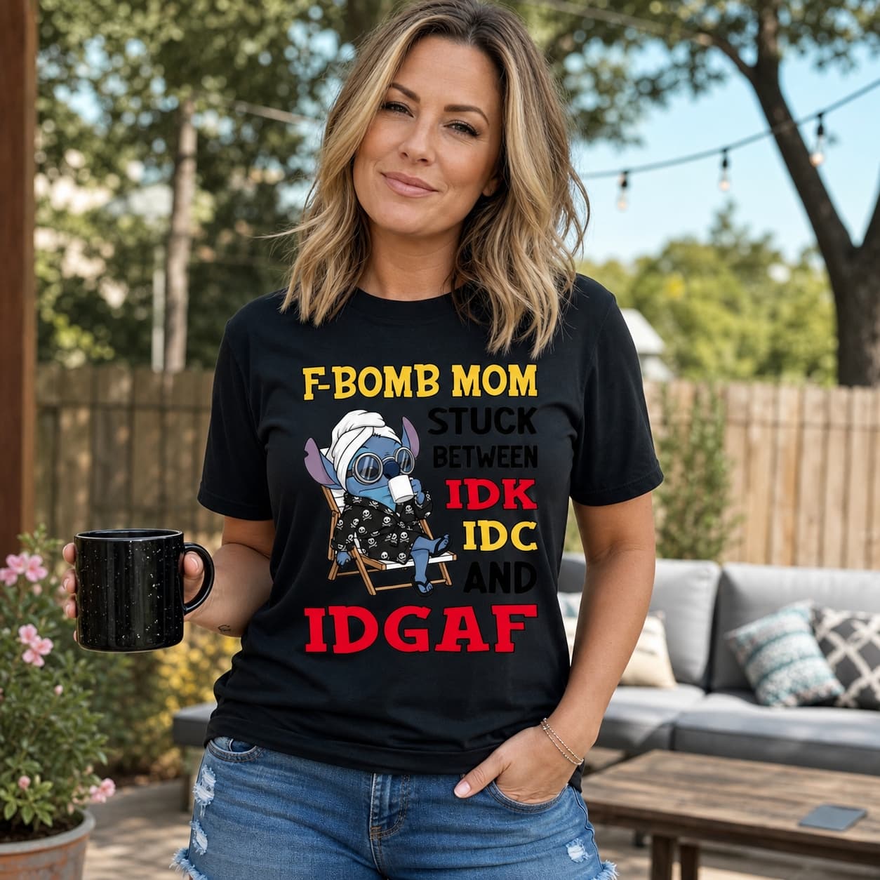 F-bomb Mom Stitch Shirt