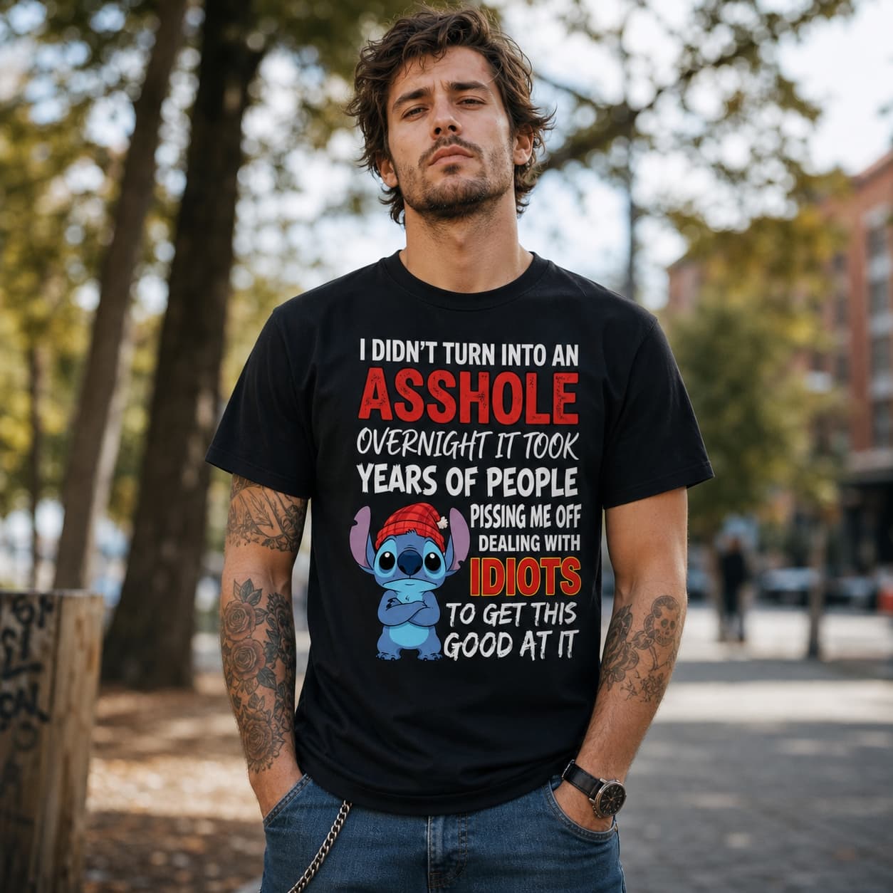I Didn’t Just Turn Into A Grouchy Old Woman Overnight It Took Years Of People Letting Me Down Pissing Me Off And Dealing With Idiots To Get This Good At It-2 Stitch Shirt