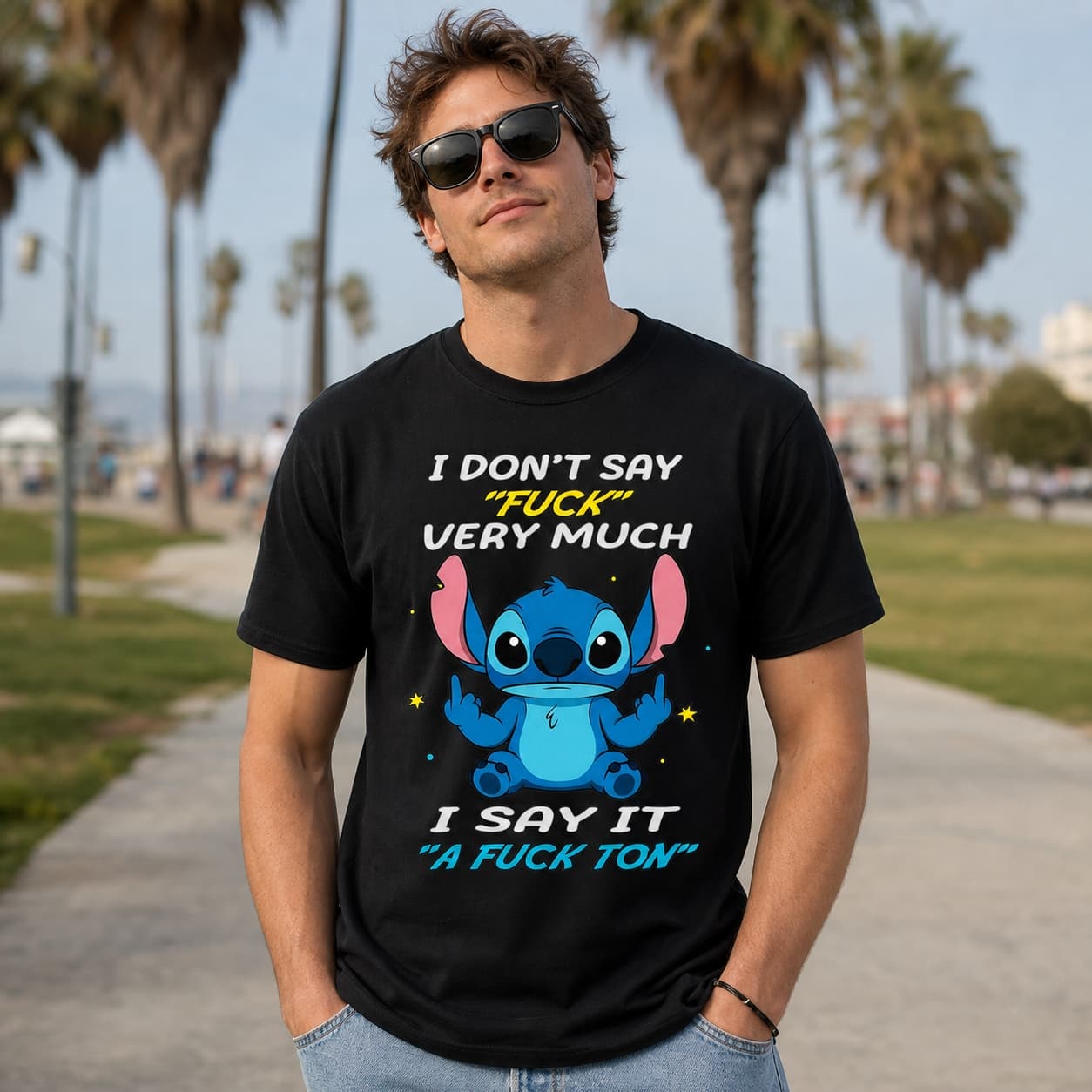 I Don’t Say FUCK Very Much I Say It A FUCK TON Stitch Shirt