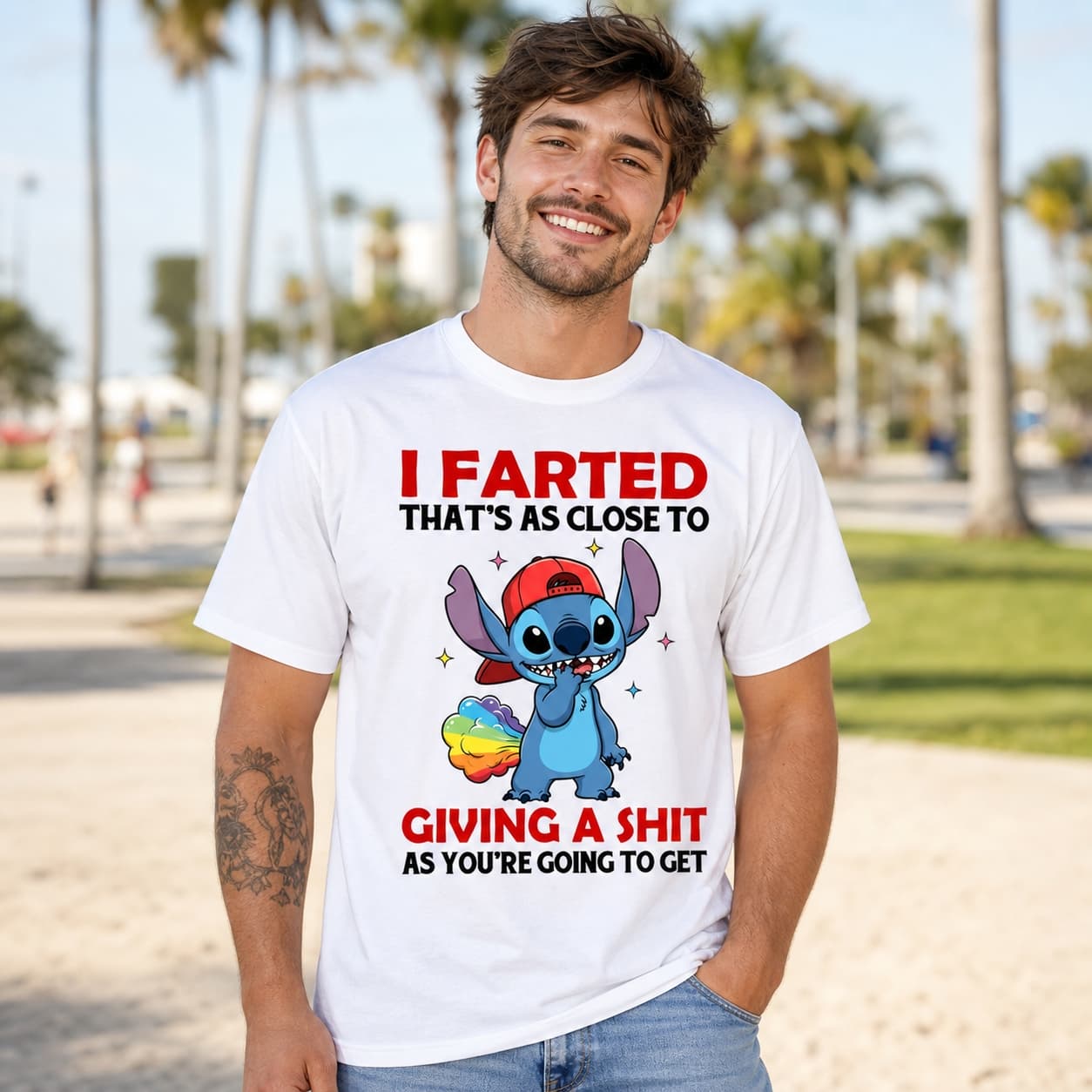 I Farted That’s As Close To Giving A Shit As You’re Going To Get Stitch Shirt