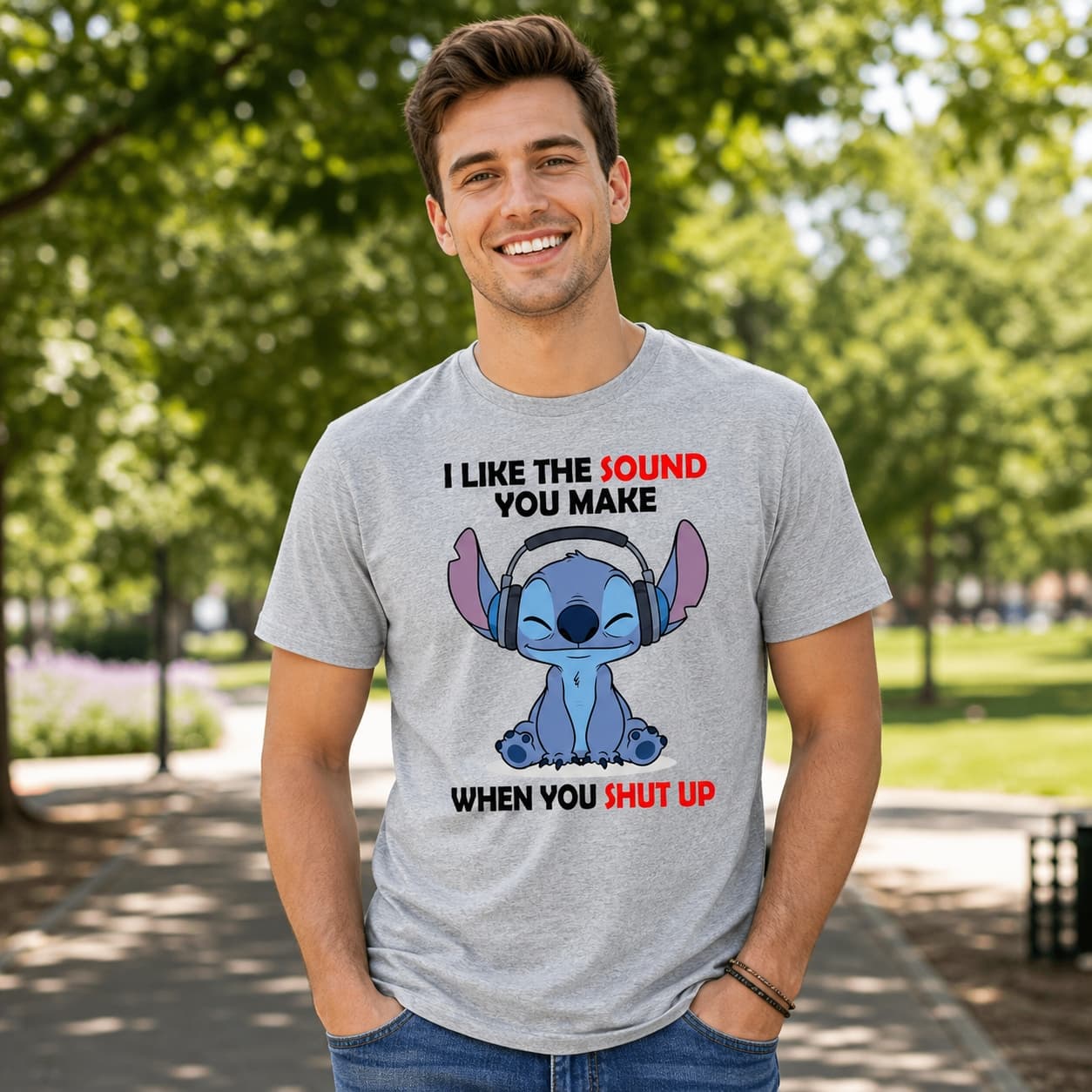 I Like The Sound You Make When You Shut Up Stitch Shirt